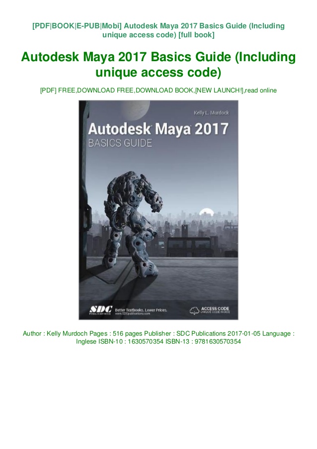 autodesk maya 2019 pdf